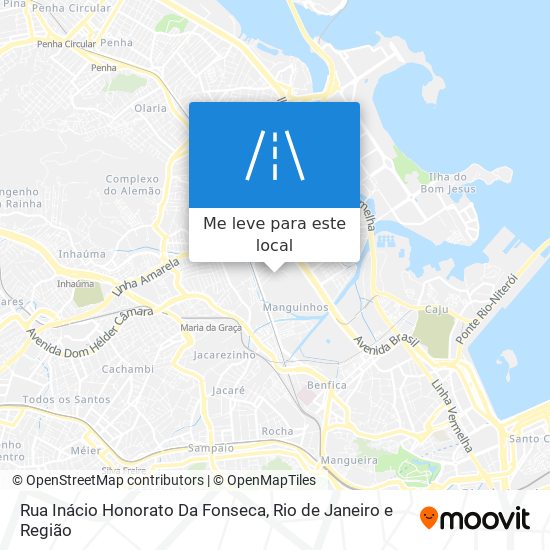 Rua Inácio Honorato Da Fonseca mapa