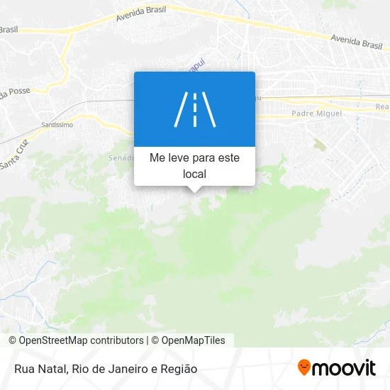 Rua Natal mapa