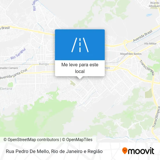 Rua Pedro De Mello mapa
