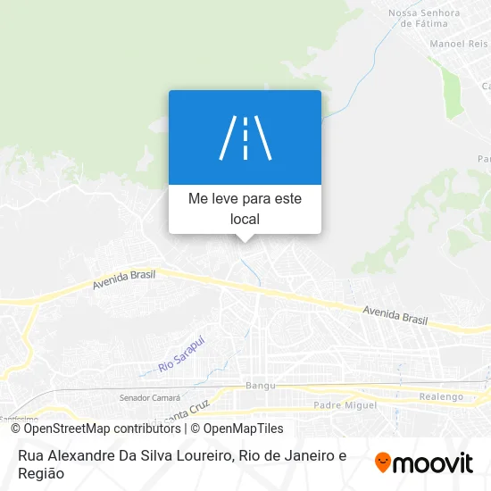 Rua Alexandre Da Silva Loureiro mapa