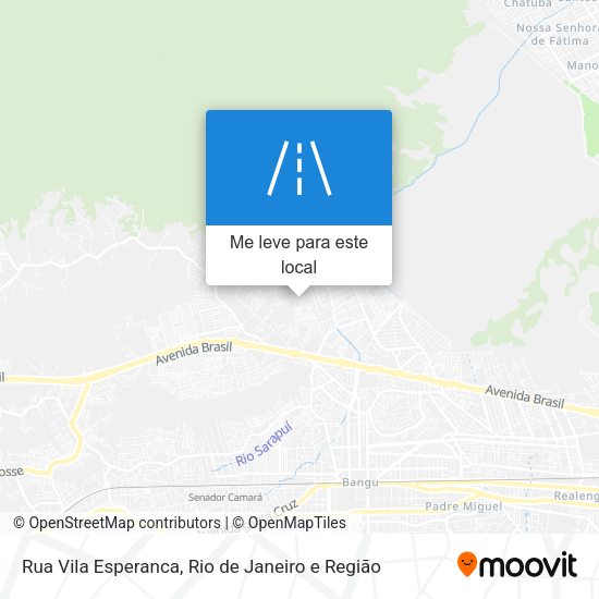Rua Vila Esperanca mapa