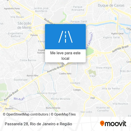Passarela 28 mapa