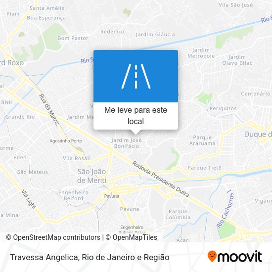 Travessa Angelica mapa