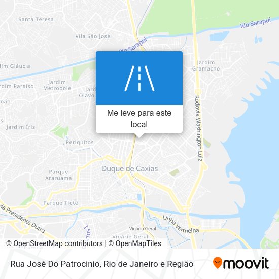 Rua José Do Patrocinio mapa