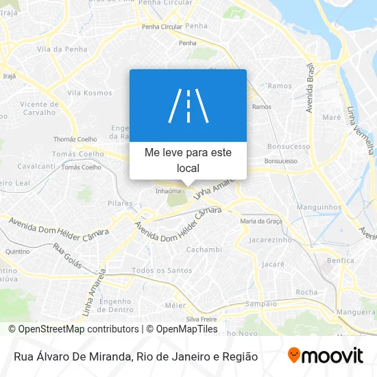 Rua Álvaro De Miranda mapa