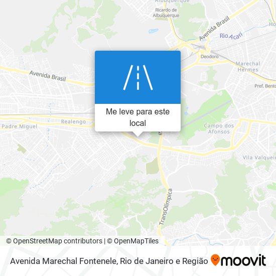 Avenida Marechal Fontenele mapa