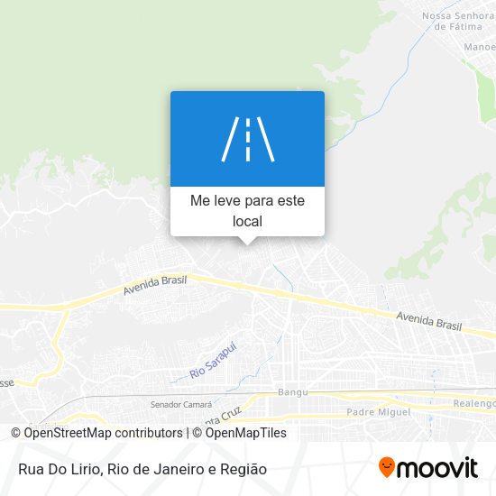 Rua Do Lirio mapa