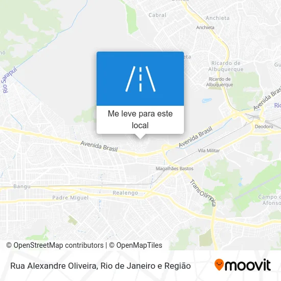 Rua Alexandre Oliveira mapa