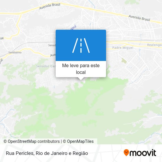 Rua Pericles mapa