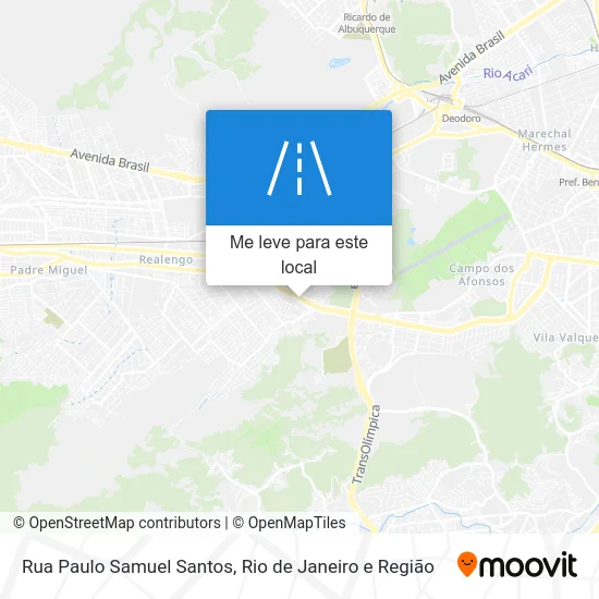 Rua Paulo Samuel Santos mapa