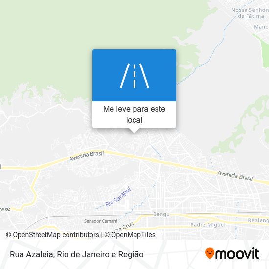 Rua Azaleia mapa