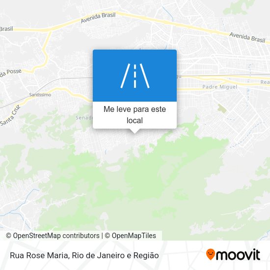 Rua Rose Maria mapa