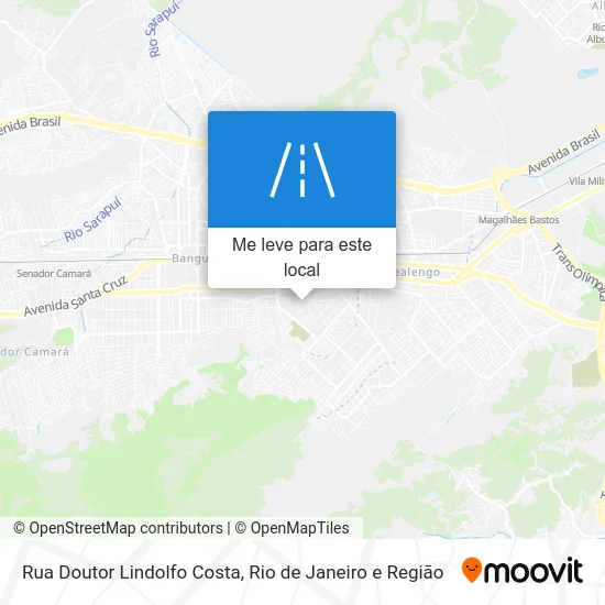 Rua Doutor Lindolfo Costa mapa
