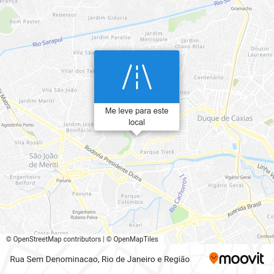 Rua Sem Denominacao mapa