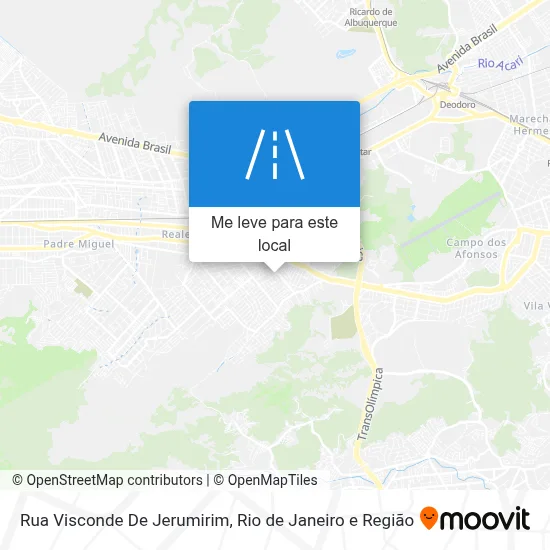 Rua Visconde De Jerumirim mapa