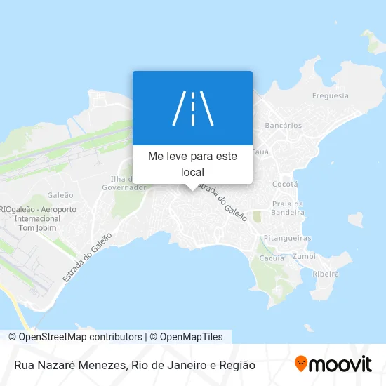 Rua Nazaré Menezes mapa