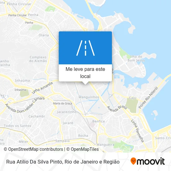 Rua Atilio Da Silva Pinto mapa