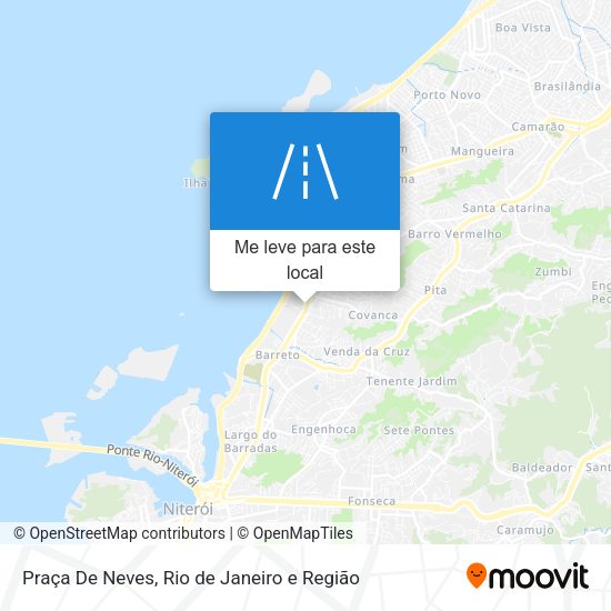 Praça De Neves mapa