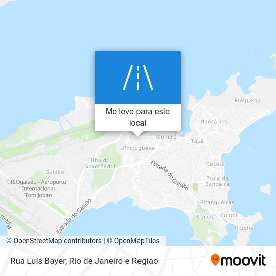 Rua Luís Bayer mapa