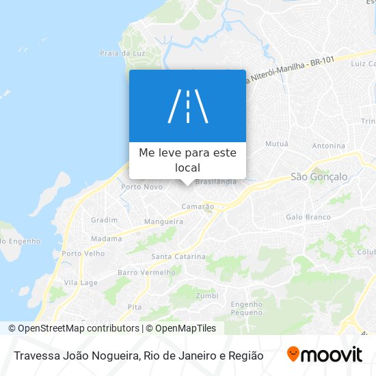 Travessa João Nogueira mapa