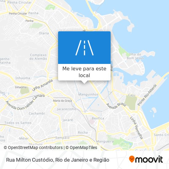 Rua Milton Custódio mapa