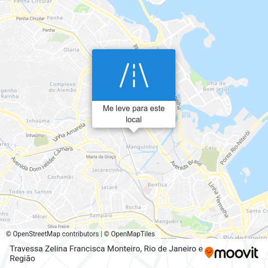 Travessa Zelina Francisca Monteiro mapa