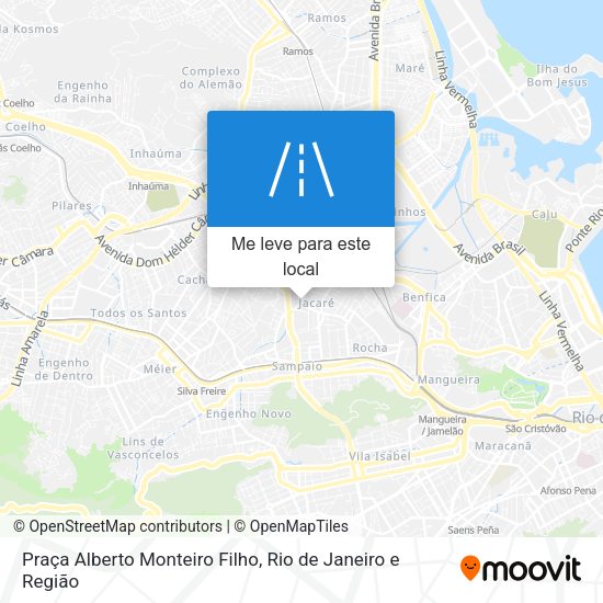 Praça Alberto Monteiro Filho mapa
