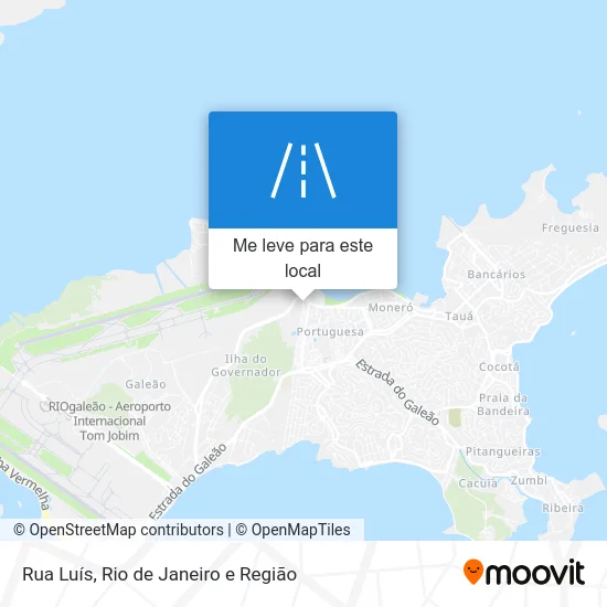 Rua Luís mapa