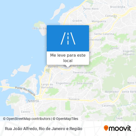 Rua João Alfredo mapa