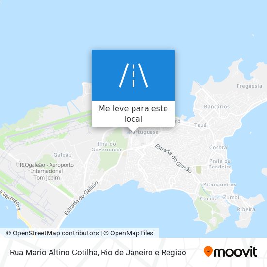 Rua Mário Altino Cotilha mapa