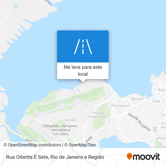 Rua Oitenta E Sete mapa