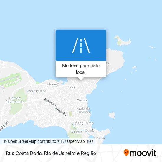 Rua Costa Doria mapa