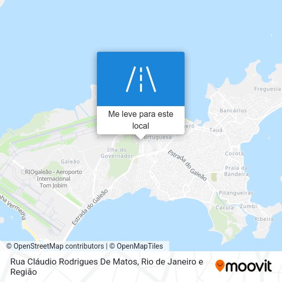Rua Cláudio Rodrigues De Matos mapa