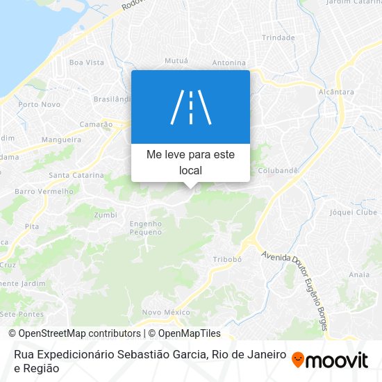 Rua Expedicionário Sebastião Garcia mapa