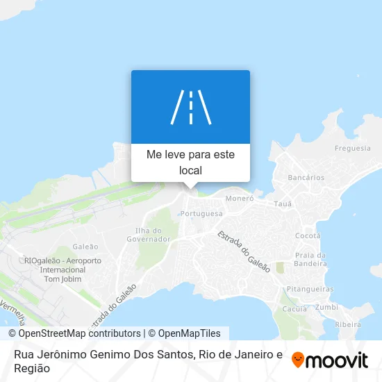 Rua Jerônimo Genimo Dos Santos mapa