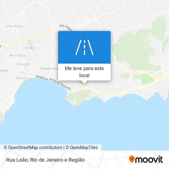 Rua Leão mapa