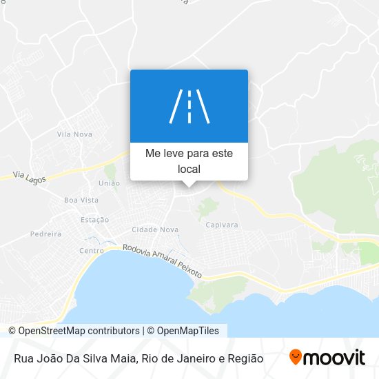 Rua João Da Silva Maia mapa