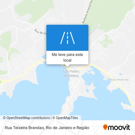 Rua Teixeira Brandao mapa