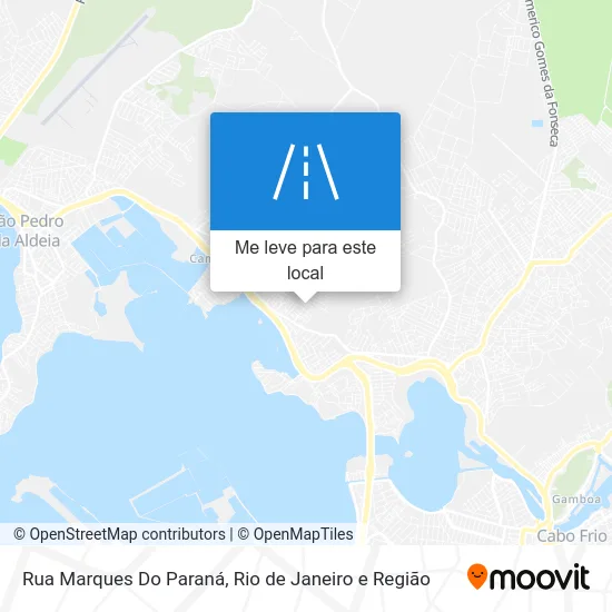 Rua Marques Do Paraná mapa