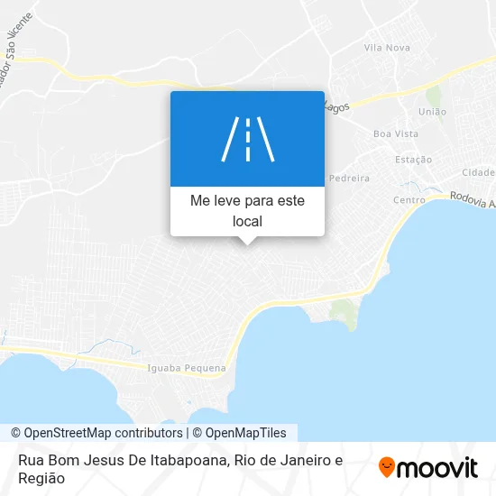 Rua Bom Jesus De Itabapoana mapa
