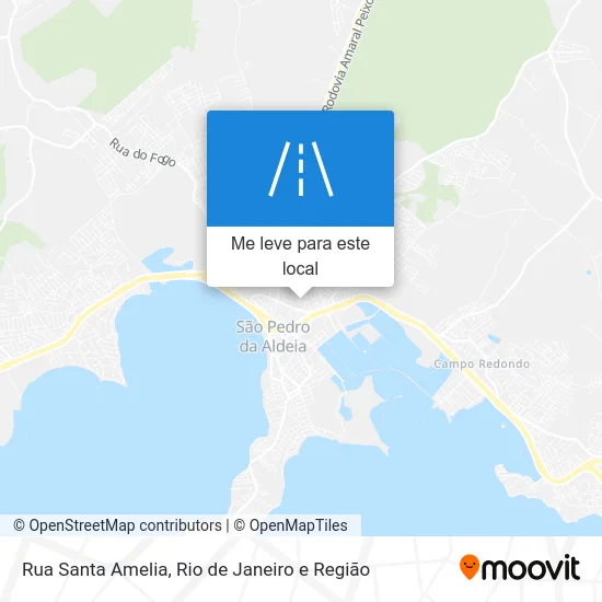 Rua Santa Amelia mapa