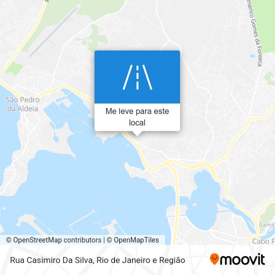 Rua Casimiro Da Silva mapa