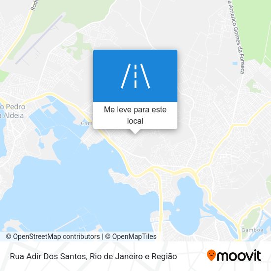 Rua Adir Dos Santos mapa