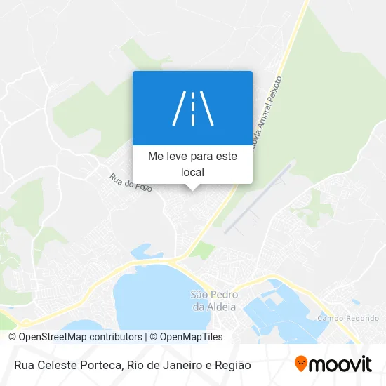 Rua Celeste Porteca mapa