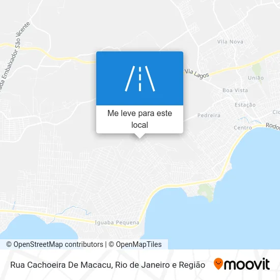 Rua Cachoeira De Macacu mapa