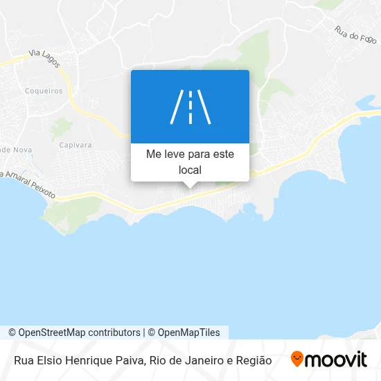 Rua Elsio Henrique Paiva mapa