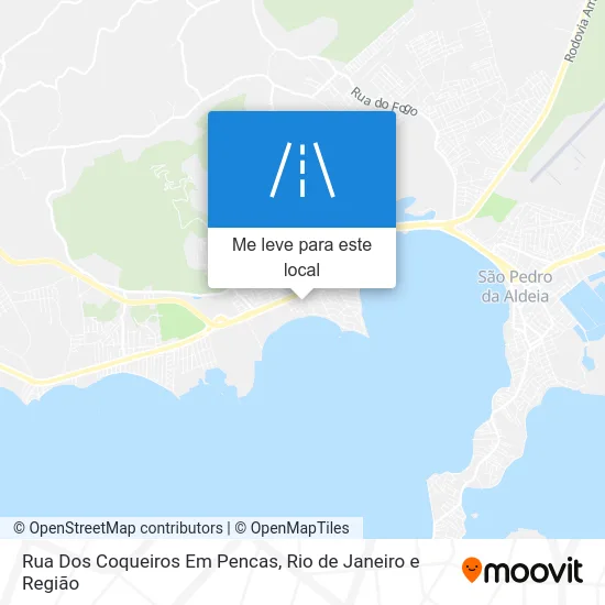 Rua Dos Coqueiros Em Pencas mapa