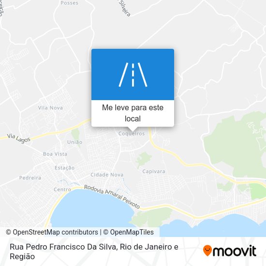Rua Pedro Francisco Da Silva mapa