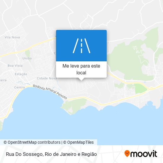 Rua Do Sossego mapa