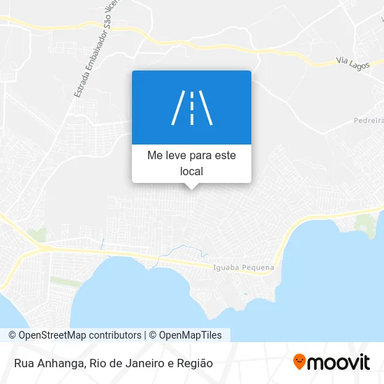 Rua Anhanga mapa